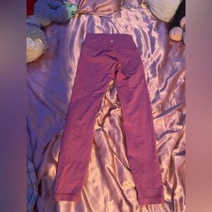 pink lululemon leggings